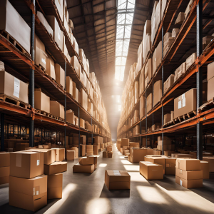 picture of a storage warehouse full of storage boxes