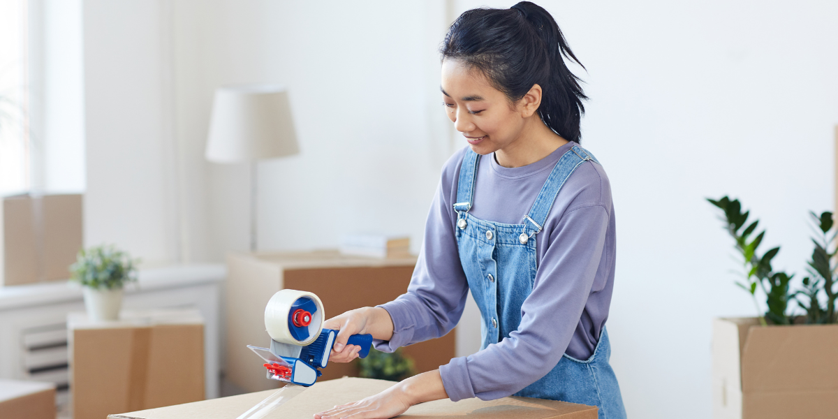International student using student storage for the summer